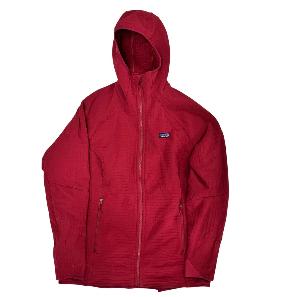 Patagonia Womens R2 TechFace Hoody Red Fleece Jacket XL